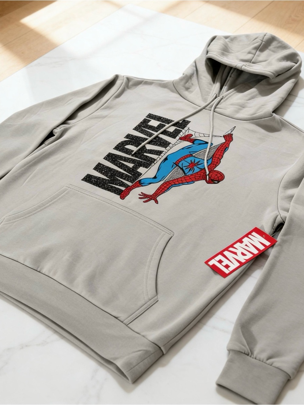 Marvel Spider-Man Graphic Hoodie - Light Gray - Picture 1 of 6